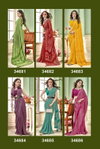 Shriyanka Vol 6 By Vallabhi Moss Georgette Printed Wholesale Saree Suppliers In Mumbai